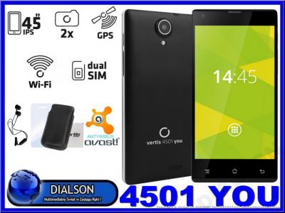 Smartfon OVERMAX VERTIS 4501 YOU 4,5' DUAL SIM GPS