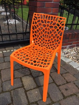 Okazja! design krzesło Gruv Orange made in italy