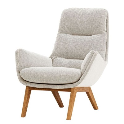 Fotel drewniane nogi Outlet piękny design - 6633193616 - oficjalne archiwum  Allegro