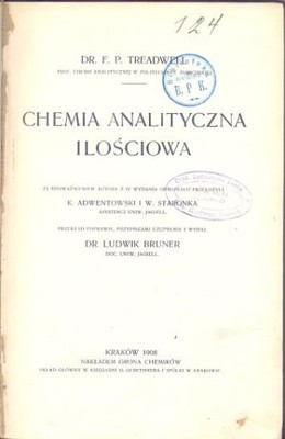 Treadwell - Chemia analityczna ilościowa 1908