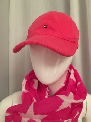 Czapka Tommy Hilfiger różowa z daszkiem