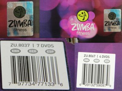Zumba 7 SZTUK DVD + PODRĘCZNIK I HANTLE