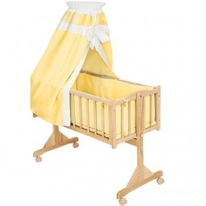 Kołyska drewniana dla dzieci łóżeczko 401022