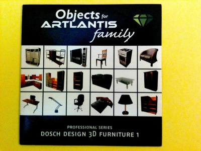 ARTLANTIS Objects - Dosch Design 3D Furniture 1 CD