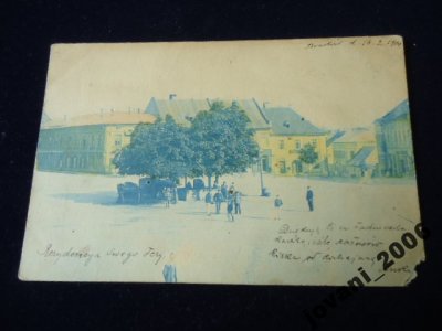 Kraków pocztówka kolorowa Podgórze 1900