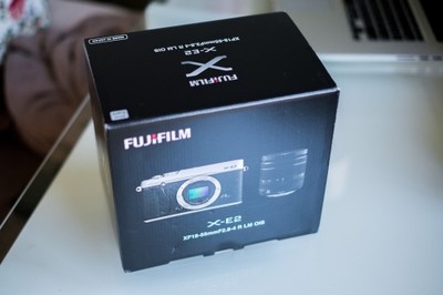 FujiFilm X-E2 body SREBRNY Fuji KOMPLET jak NOWY