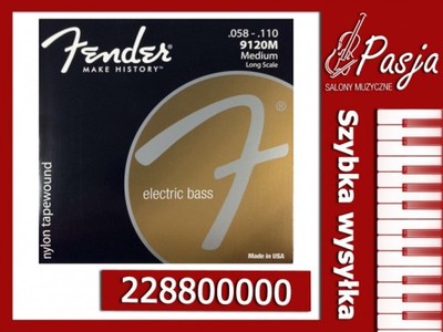 Fender 9120 Nylon 58-110 struny do basu