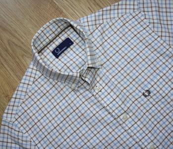 FRED PERRY - CASUAL OXFORD BUTTON DOWN - S - NOWA