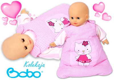 Śpiworek dla lalki Kolekcja BOBO pościel bawełna