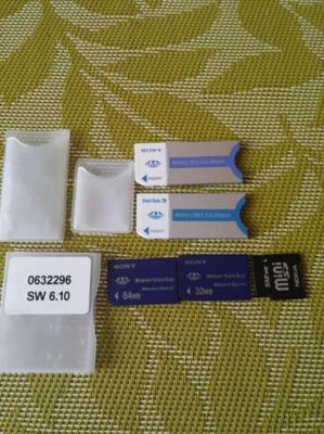 Karty Pamięci Sony memory stick 64.32.Sd mini512