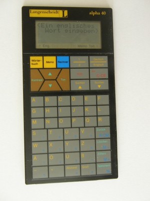 SHARP alpha 40 - tłumacz, kalkulator - 6594637103 - oficjalne archiwum  Allegro