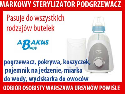 Podgrzewacz - Sterylizator 5w1 Abakus Baby Polecam - 5091371329 - oficjalne  archiwum Allegro