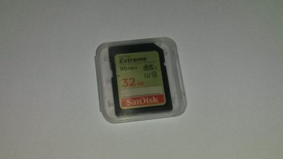 KARTA SANDISC EXTREME  32GB  90MB/S 10 U3