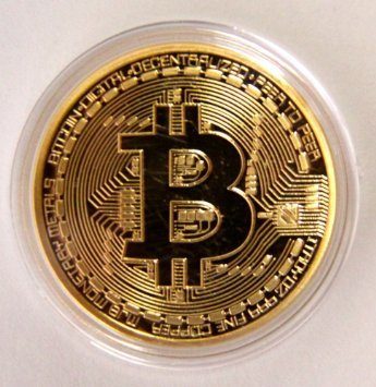 Bitcoin - BTC - Złota moneta - NAJTANIEJ