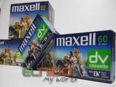 KASETY kaseta MAXELL mini DV do KAMERY 10 szt (212