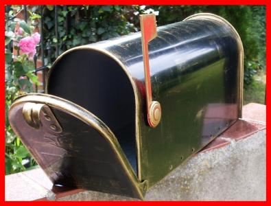 AMERYKANSKA skrzynka pocztowa stare złoto na listy - 5086954403 - oficjalne  archiwum Allegro