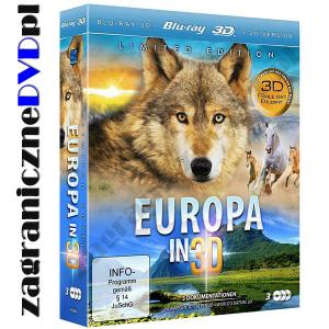 Europa w 3D [3 Blu-ray 3D] Norwegia Alpy Miejsca
