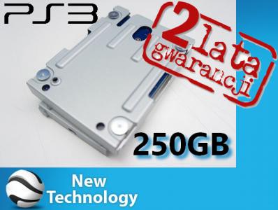 DYSK HDD 250GB + KIESZEŃ DO SONY PS3 SUPER SLIM