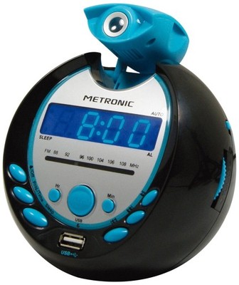 Metronic DW96 Radiobudzik USB mini projektor R