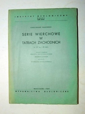 Serie wierchowe w Tatrach Zachodnich Rabowski