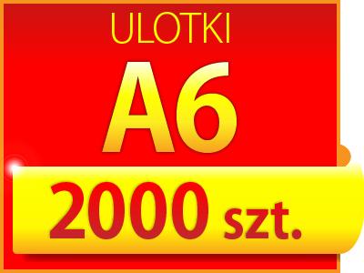 A6 2000 szt - ULOTKI - TANIA ULOTKA - SZYBKI DRUK