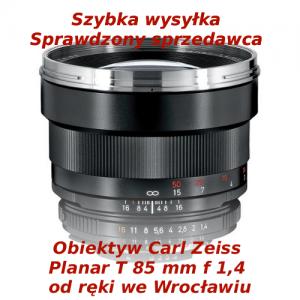 Obiektyw Carl Zeiss Planar T* 85 mm f 1,4 Wrocław