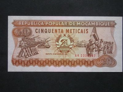 Mozambik - 50 meticais - 1986 - stan UNC