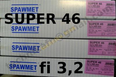 Elektrody SUPER 46 SPAWALNICZE SPAWMET różowe  3,2