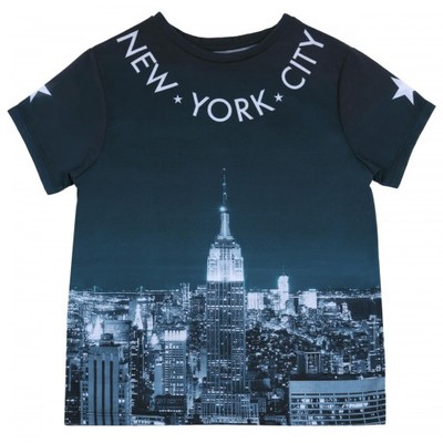 Niebieska koszulka NEW YORK PRIMARK 10-11 lat  146