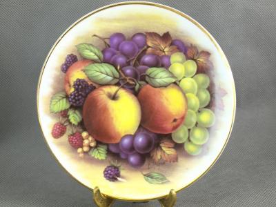 owoce na porcelanie/Anglia/talerzyk dekoracyjny*