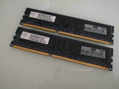 4gb pamięć RAM 2x 2gb pc10600 1333mhz ddr3 ecc