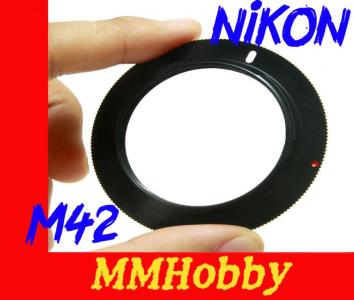 Adapter M42 Nikon D5300 D3300 D800 D700 D610 D90