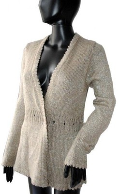 MONNARI rozpinany sweter kardigan L/XL 40/42 wełna