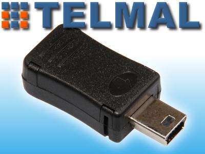 Adapter USB 2.0 wtyk mini - gniazdo mikro