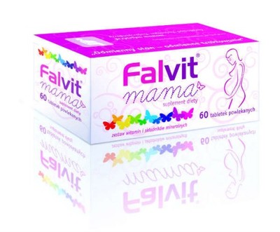 FALVIT MAMA 60 tabletek WITAMINY I MINERAŁY APTEKA