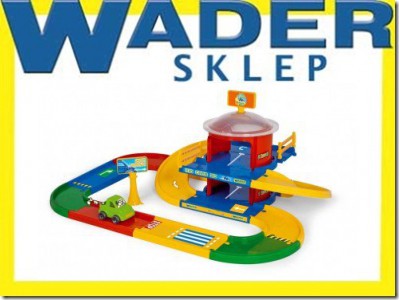 Wader 53020 Kid Cars 3D garaż 2 poziomy -trasą