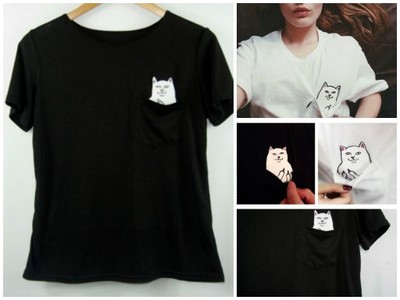 T Shirt Koszulka Kot W Kieszeni Cat In The Pocket 6600070248 Oficjalne Archiwum Allegro