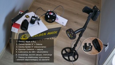 Golden Mask 4 Pro + Xpointer + Cewki + Gwarancja