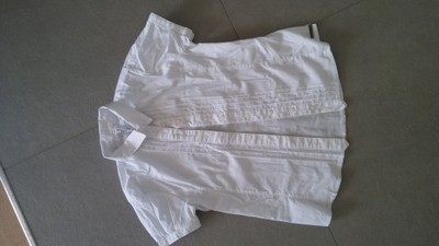 Bluzka biała koszulowa Coccodrillo 134