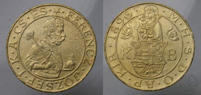 Austria - Talar okolicznościowy 1896 - złoty