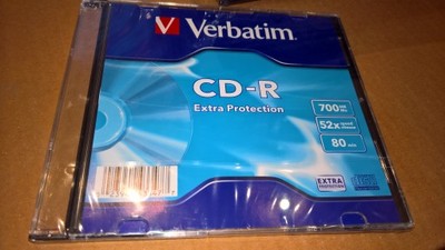 Płyty VERBATIM CD-R 700 EP W PUDEŁKACH 100 szt HIT