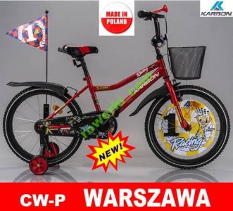 Rower 20 cali Karbon  CARS (Red)