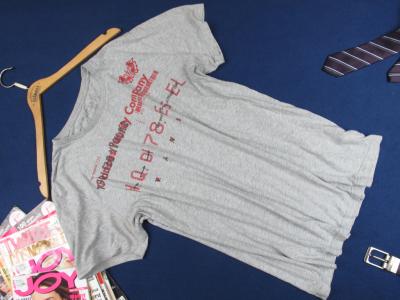 Szara koszulka XL bawełniana z napisem wyprzed93WZ