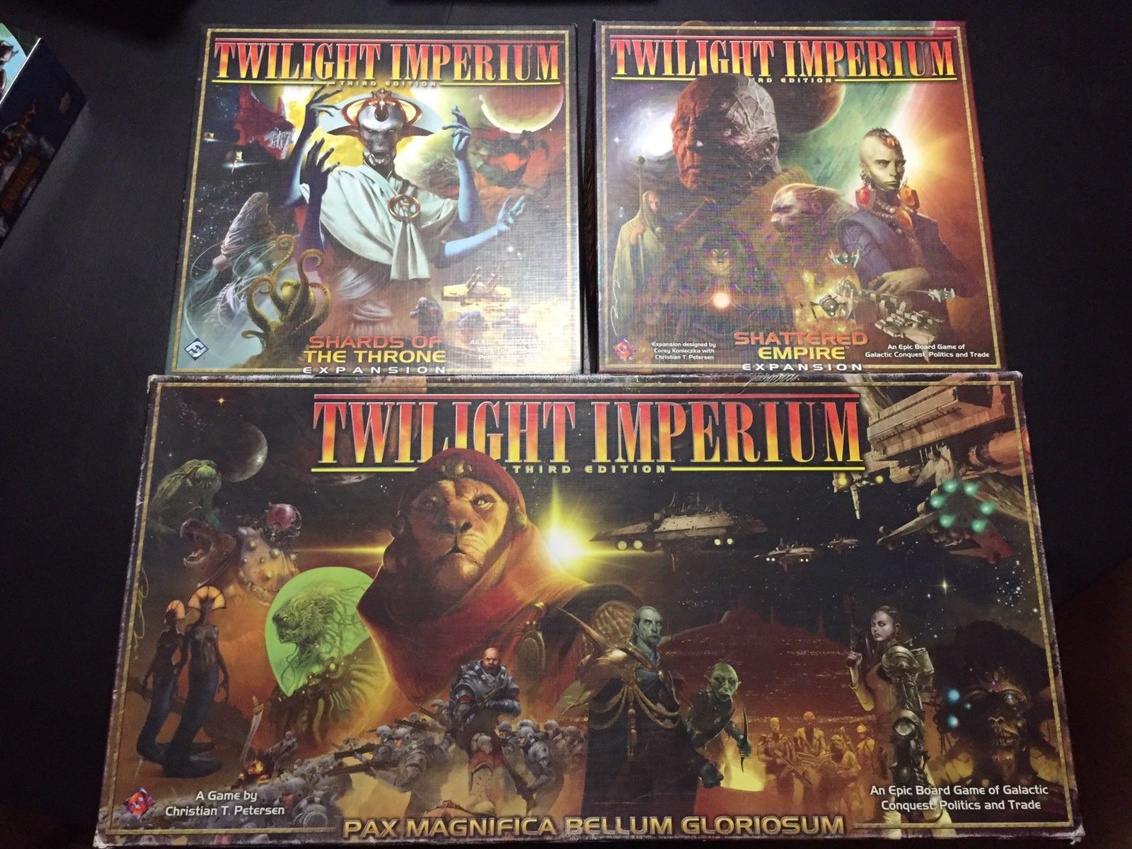 Twilight Imperium 3ed (TI3) plus dwa dodatki 7015083284 oficjalne  archiwum Allegro
