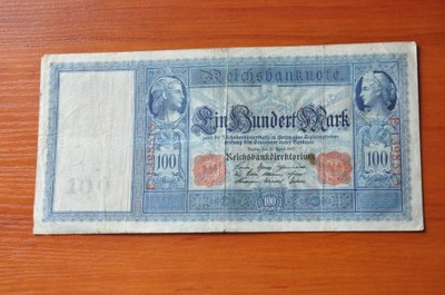 Niemcy 100 marek 1910