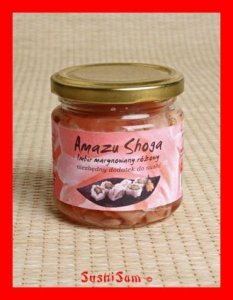 Imbir marynowany różowy Amazu Shoga 180g SUSHI SAM