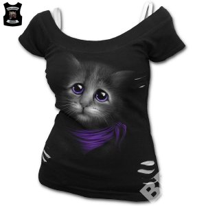 Bluzka Koszulka 2w1 SHREK CAT 3D GOTHIC SPIRAL L - 6388763622 - oficjalne  archiwum Allegro