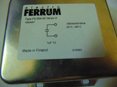Filtr electro FERRUM