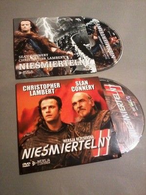 Nieśmiertelny komplet x2 Lambert Connery dvd