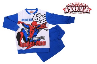 Piżama Disney SPIDERMAN niebieska SUPER CENA [110]